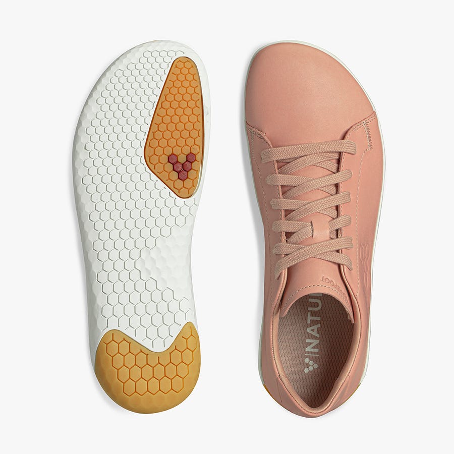 Pink Women's Vivobarefoot Geo Court II Casual Shoes | Philippines 0205VRWD